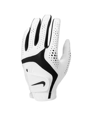 Nike - "Dura Feel X" Golfhandschuh für Damen, PU-Kunststoff, Polyester, Nylon, Spandex (Weiß)