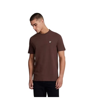 Lyle & Scott - T-Shirt für Herren, Rundhalsausschnitt, Baumwolle (Rot)