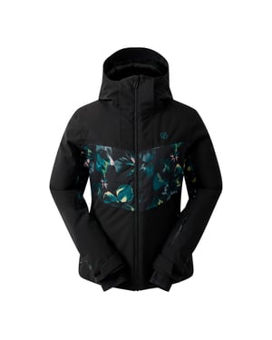 Dare 2B - "Iced" Skijacke für Damen, Wasserfest (Schwarz/Elektrisch)
