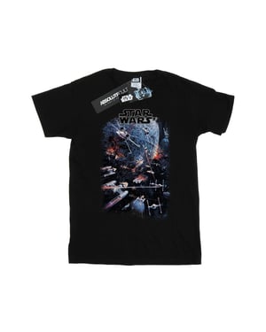 Star Wars - "Universe Battle" T-Shirt für Jungen (Schwarz)