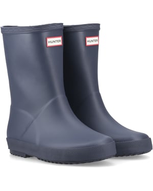 Hunter Kinder First (Matt) Gummistiefel Navy Standard