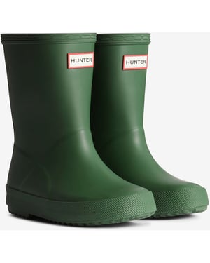 Hunter Kinder First (Matt) Gummi Kindergrüne Standard Gummistiefel