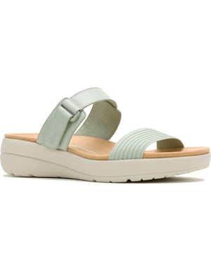 Hush Puppies Breathe Gore Leder Damen Sage Standard Sandalen