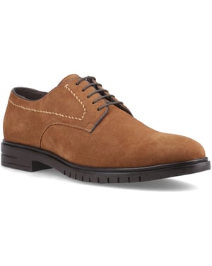 Hush Puppies Sterling Wildleder Herren Tan Standard Schnürschuhe