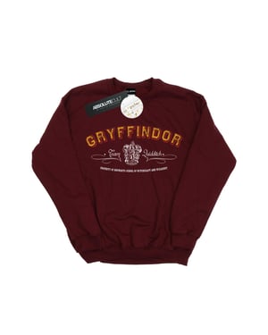 Harry Potter - "Gryffindor Quidditch" Sweatshirt für Damen (Burgunderrot)
