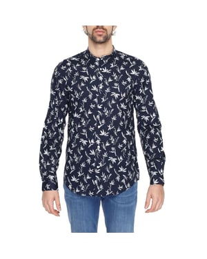 Blumenmuster Langarmshirt