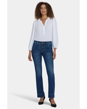 Barbara Bootcut Jeans | Dunkles Loire