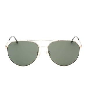 Hugo Boss - "1473 0J5G" Pilotenjacke-Sonnenbrille für Herren (Grün/Gold)