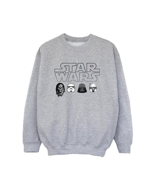 Star Wars - Sweatshirt für Jungen (Grau)