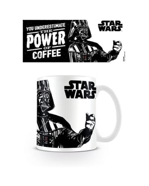 Star Wars - Kaffeebecher "The Power Of Coffee" (Weiß/Schwarz)