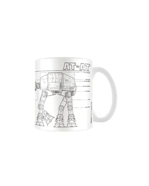 Star Wars - Kaffeebecher, ´AT-AT´ (Weiß/Schwarz)