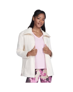 Skechers Performance GO SNUGGLE Tunika-Jacke Damen Off-White Jacke