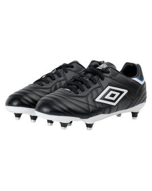 Umbro - "Speciali Eternal Club Sg" Fußball-Stiefel für Kinder (Schwarz/Weiß/Königsblau)