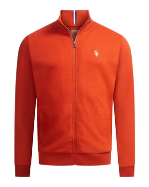 U.S. Polo Assn USTheoo Sweatjacke mit Reißverschluss aus Baumwoll-Polyester-Mix für Herren - Rot