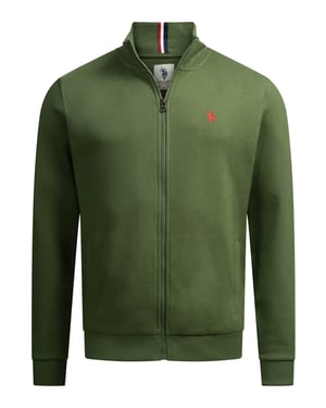 U.S. POLO ASSN. Herren Sweatjacke USTheoo aus Baumwoll-Polyester-Mix