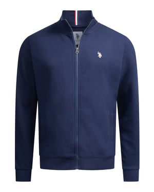 U.S. Polo Assn Herren-Sweatjacke mit Reißverschluss aus Baumwollmischung (USTheoo) - Blau