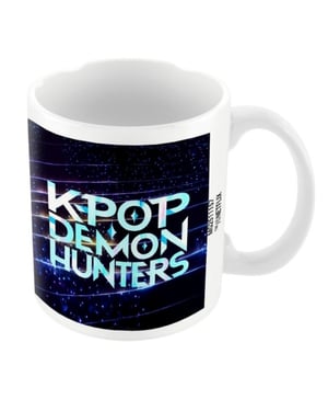 K-Pop Demon Hunters - Kaffeebecher, Logo (Weiß)