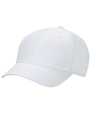 Nike - Baseball-Mütze, Strukturiert (Weiß/Schwarz)