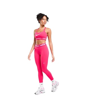 Nike Pro Dri-fit Mid Ride 7/8-leggings In Rosa