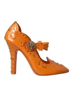 Verzierte PVC-Pumps im Mary Jane-Stil