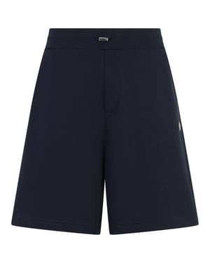 Philipp Plein Fleece-Shorts Basic - Dunkelblau