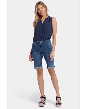 Briella 11 Zoll Denim-Shorts mit umgeschlagenen Säumen | Valencia Surf