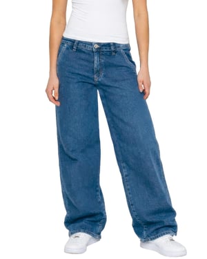Enzo | Damen Baggy Jeans
