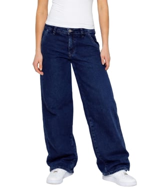 Enzo | Damen Baggy Jeans