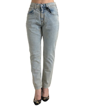 Boyfriend Jeans Hell gewaschen