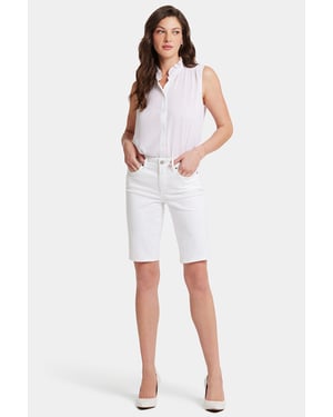 Briella Kurze weiße Jeans in optic white