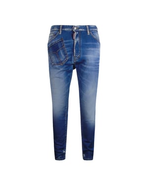Dsquared2 Relax Long Crotch Blue Denim Jeans
