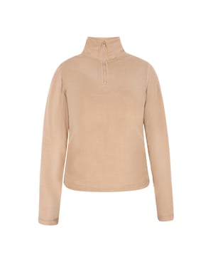 Schmuddelwedda Fleecepullover Frauen Beige