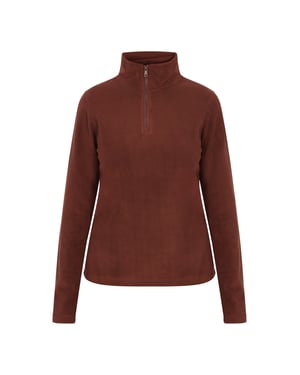 Schmuddelwedda Fleecepullover Frauen braun