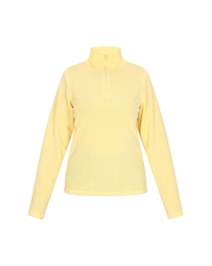 Schmuddelwedda Fleecepullover Frauen Höllengelb