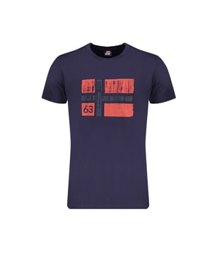 63 Grafik T-Shirt mit kurzen Ärmeln Crew