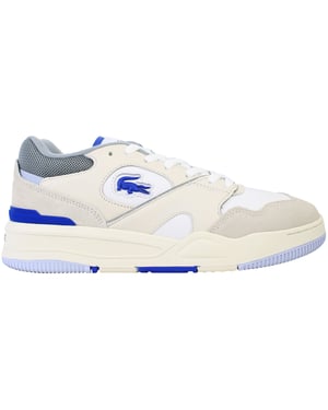 Lacoste Lineshot 124 1 Herren Weiß/Blaue Sneaker