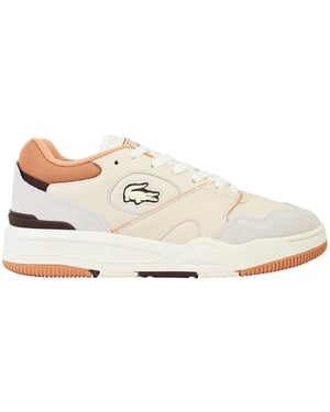Lacoste Lineshot 124 3 Herren Sneaker Off White/Braun