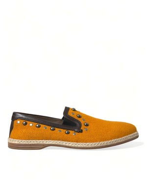 Lässige Nieten Slip-On Espadrille