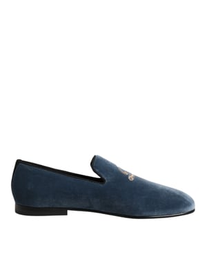 Samtbestickter Loafer