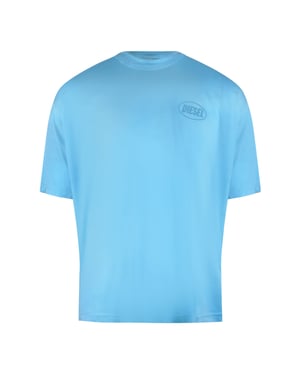 Diesel Montone Logo Blaues T-shirt