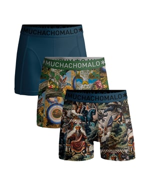 Muchachomalo Herren Boxer Shorts - 3er Pack - Herren Unterwäsche