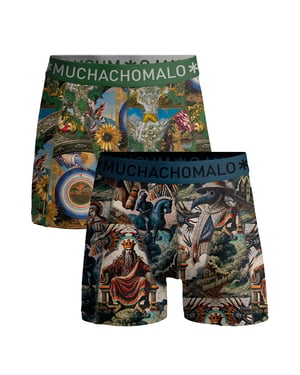 Muchachomalo Herren Boxer Shorts - 2er Pack - Herren Unterwäsche