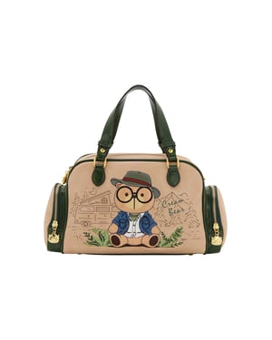 Mymo Handtasche Handtasche Mädchen Beige Grün