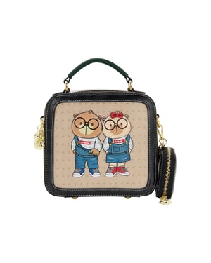Mymo Handtasche Handtasche Mädchen beige,schwarz