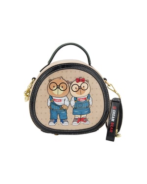 Mymo Handtasche Handtasche Mädchen beige,schwarz