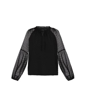 Dreimaster Bluse Frauen Schwarz