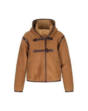 Dreimaster Jacke Frauen Cognacbraun