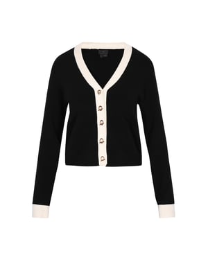 Dreimaster Strickjacke Frauen Schwarz