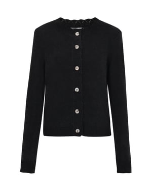 Dreimaster Strickjacke Frauen Schwarz