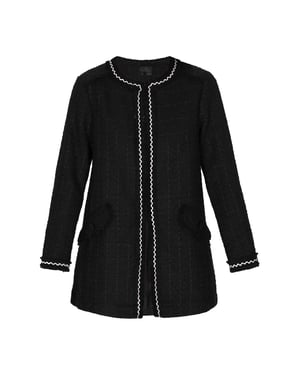 Dreimaster Mantel Mantel Damen Schwarz
